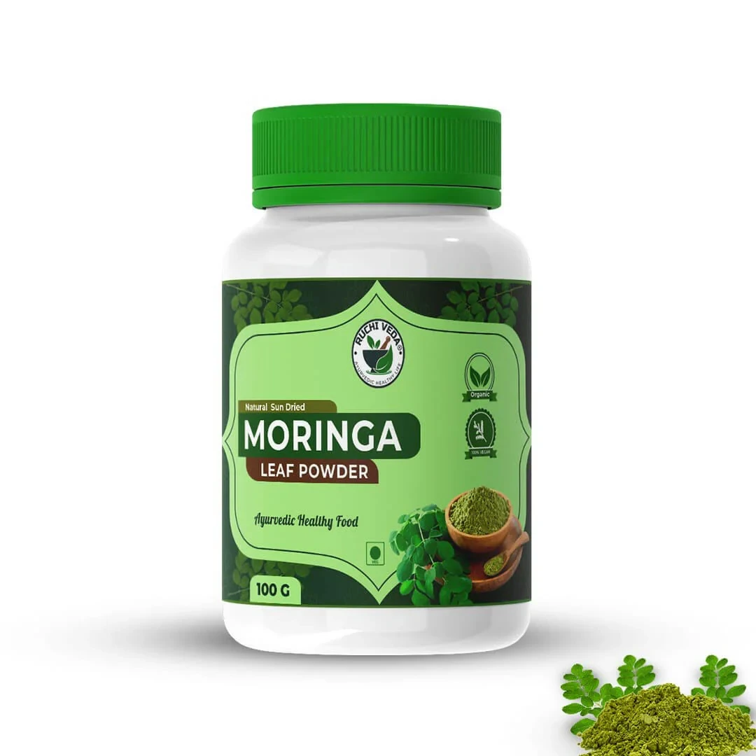 Moringa Leaf Powder - Pure Organic Nature's Green Superfood