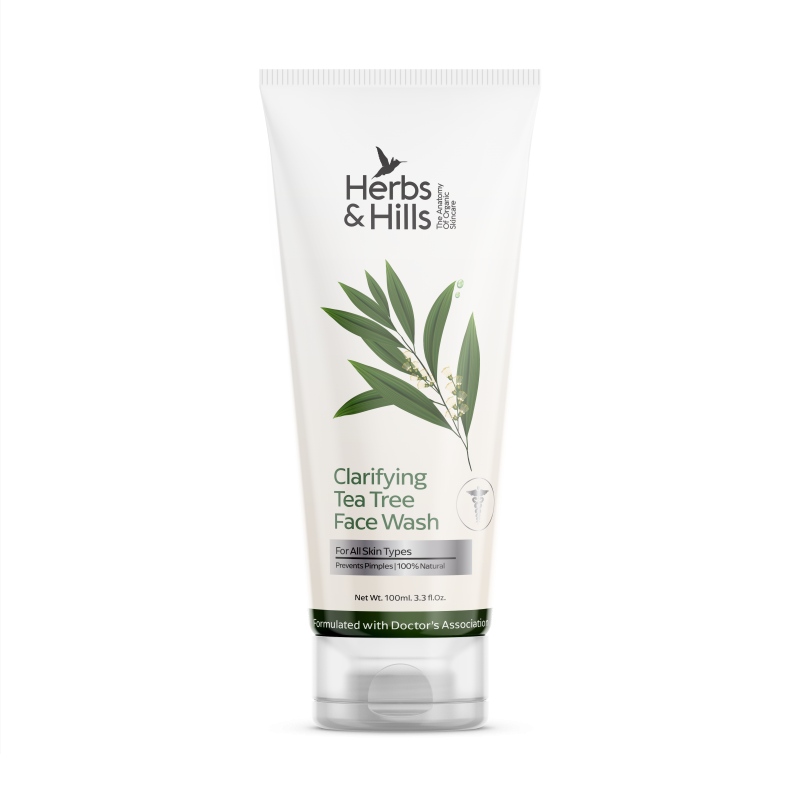 Herbs & Hills Clarifying Tea Tree Face Wash 100ml